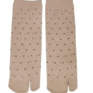 Om Fashion Women & Girl's Ultra-Thin Transparent Nylon Ankle Length Summer printed Sink Socks