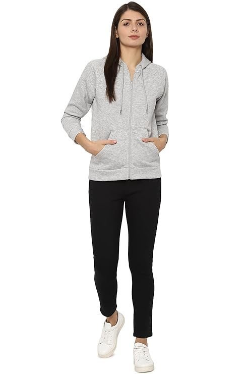 Women's Synthetic Hooded Neck Sweatshirt - Image 2