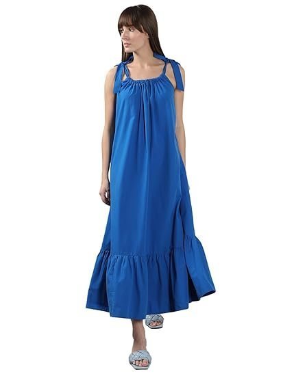 VERO MODA Women's Cotton A-Line Maxi
