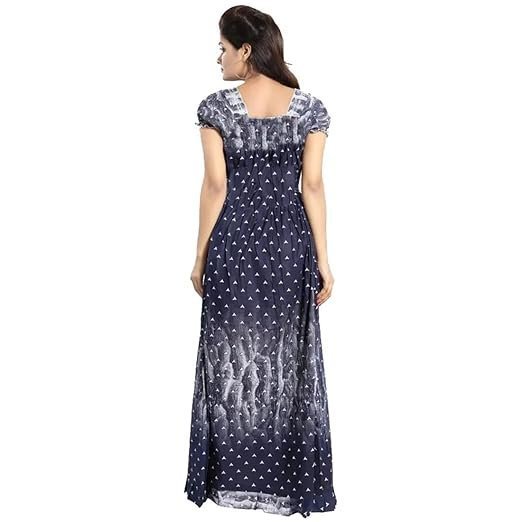 PrathaVastra Women Square Neck Cotton Nighty Combo (Pack of 2) - Image 4