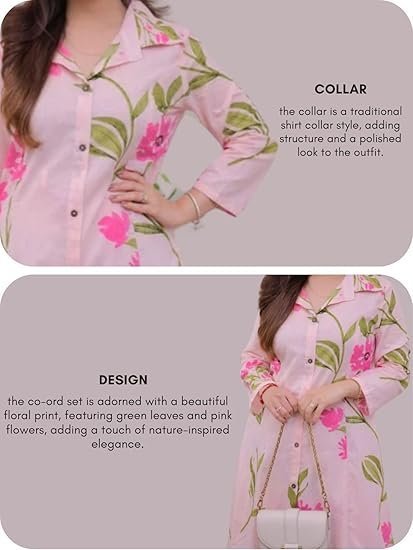 Fashion Women Co ord Set | Co-ord Set for Women Stylish | Kurta Set for Women | Kurta | Ethnic Set | 3/4 Sleeve - Image 5