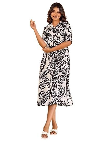 Fashion Dress | Knee Length | Half Sleeve | Summer Dress | Casual Wear Dress for Women - Image 6