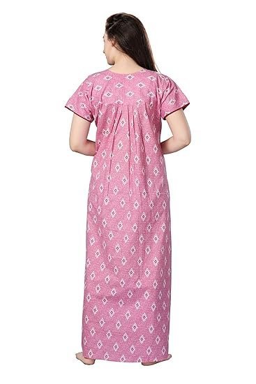 Soulemo Women Cotton Floor Length Nighty 1633 - Image 4