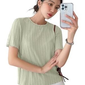 GRECIILOOKS Women’s Fashion Tops – Crop Top, Loose Fit Oversized Shirts & Stylish Korean Tank Tops for Summer Wear