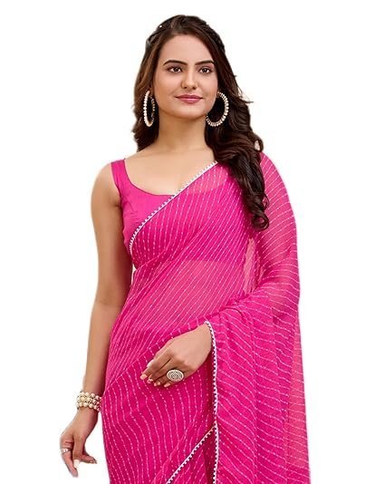VAIRAGEE Women Soft Georgette Stylish Printed Ready To Wear Saree