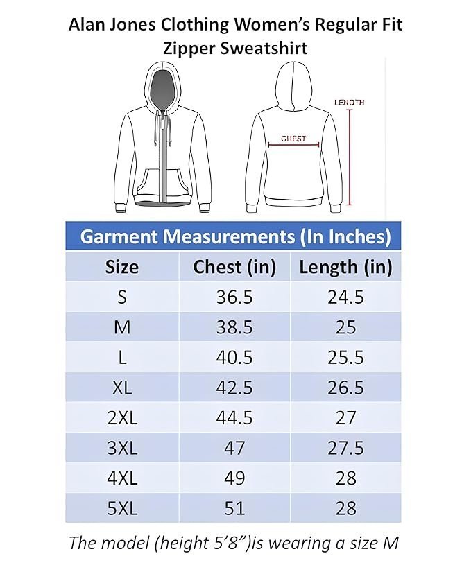 Zipper Hooded Sweatshirt | Front Zip, Ribbed Hem, Lined Hood, Casual Winter Wear - Image 2