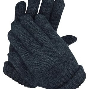 DIGITAL SHOPEE Winter Warm Men & Women Woolen Knitted Hand Gloves and Winter Wear Set Free Size