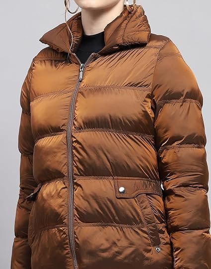 Monte Carlo Womens Solid High Neck Full Sleeve Jacket (224067448) - Image 2