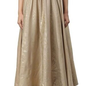 Aurelia Women Polyester Printed Strechable Maxi Skirt | Ankle Length Skirt