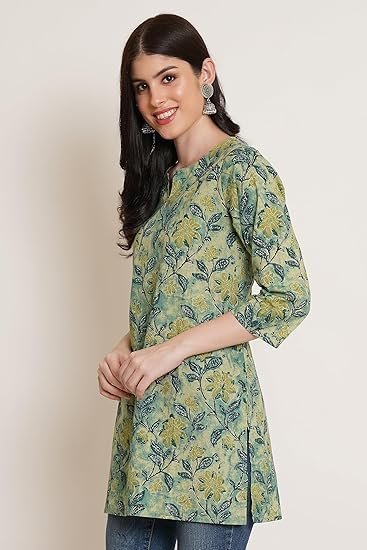 COTLAND Fashions Jaipuri Cotton Printed Short Kurti for Women - Image 5