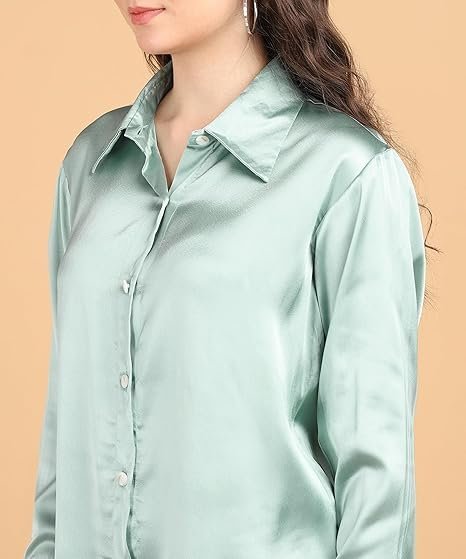 POPWINGS Women's Solid Regular Fit T-Shirt