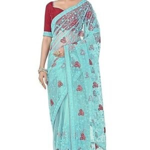 Glory Sarees Women's Net Saree