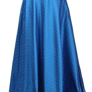 Studio Shringaar Women's Readymade Polyester Taffeta Floor Length Skirt Lahenga Ghaghra