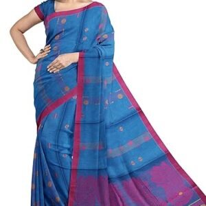 SENSAN Women’s Fancy Coimbatore Cotton Saree