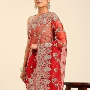 MOHEY Women's Net Embroidered|Stone Work|