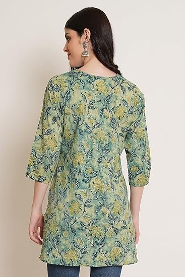 COTLAND Fashions Jaipuri Cotton Printed Short Kurti for Women - Image 2